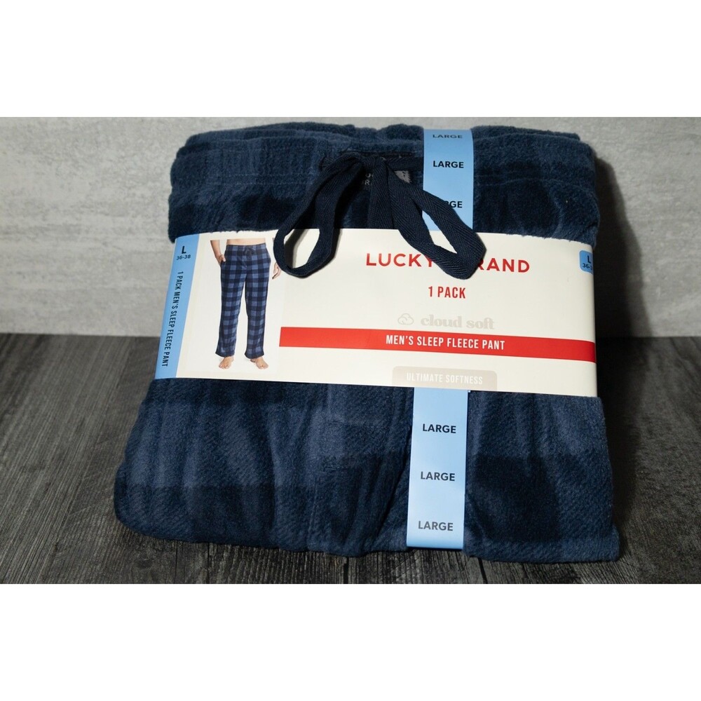 Lucky Brand Blue pajama pants men, Size Large Band New with tags.